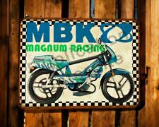 plaque métal vintage MBK