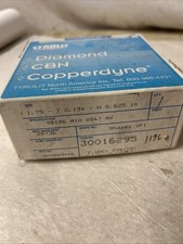 Tyrolit Diamond CBN copperdyne grinding wheel  1.75-T 0.194-h .625. Shape 1f1