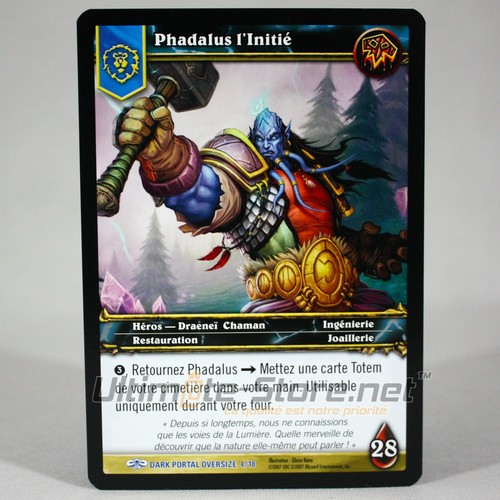 Carte wow géante phadalus - wow,