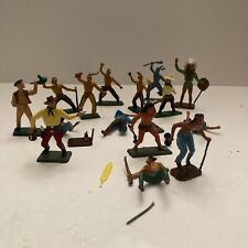 Various Figures: Indian Cowboy Lot Starlux Britains Bazaar???