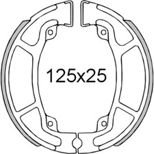 Paire Patins de Frein Honda CBF 250 2004 2005 2006 2007 2008 2009 RMS