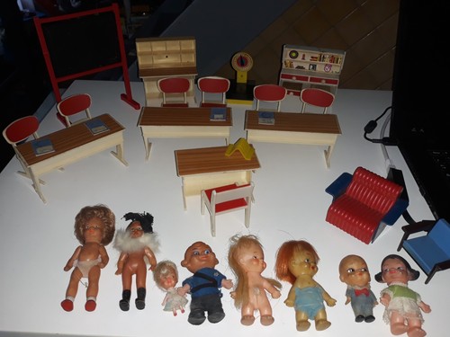 Meubles poupée école - meubles,