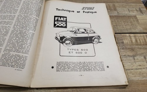 Revue technique fiat 500 - , et