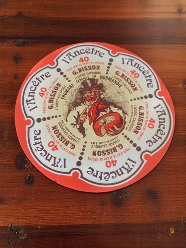 Etiquette fromagère