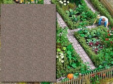 BUSCH 2x feuilles de décor pavés HO - BUSCH 7427