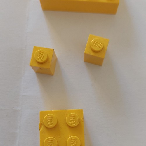 Lego lot briques - briques, jaunes