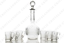 Service à liqueur Nancy par Baccarat. Cordial set Nancy by Baccarat