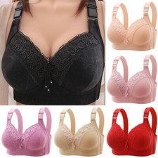 Lace Flower Surface Women Bra Four Rows Of Three Buckle Breathable Sexy Luxury