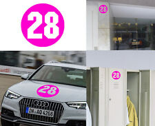 Numéro 28 Autocollant Vinyle