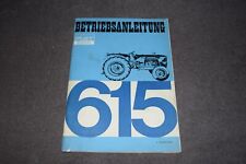 Operating Instructions Manual Fiat Diesel Tractor 615/615 Automatic