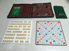 Scrabble DUPLICATE  pour compétition et VOYAGE     non magnétique   complet