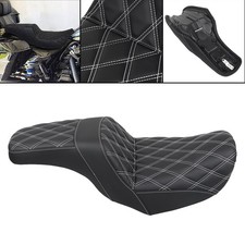Black Driver Passenger Seat For Harley Dyna Low Rider FXDLS EFI FXDLI Wide Glide