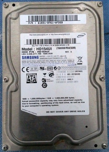 Samsung hd154ui 5tb sata - samsung, 1.5tb