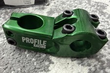 Profile Racing BMX Push Stem 58mm 1-1/8" Green Mulville