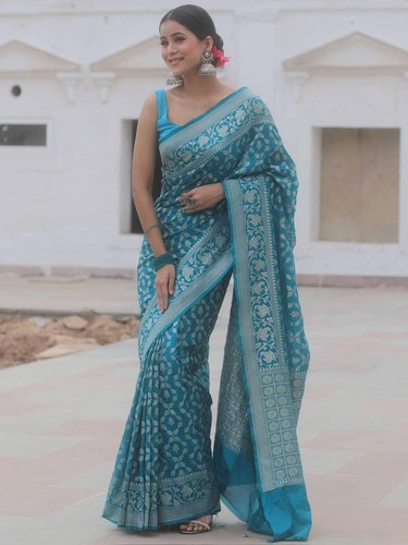 Saree soie coton - saree, de