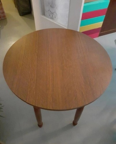 Table ronde massif - table,