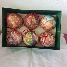Boules de NOËL vintage, en