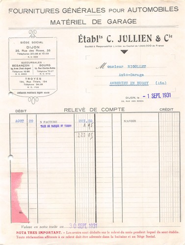 1931 fournitures generales - fournitures,