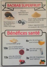 POUDRE DE FRUIT DU BAOBAB DE