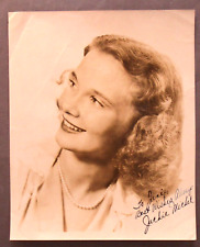 1946 JACKIE MICHEL model DRENE SHAMPOO 8x10 autographed glossy photo