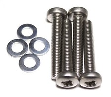 4X M8 Vis + Rondelles Pour Téléviseur LCD LED SAMSUNG Courbé Pour Montage VESA