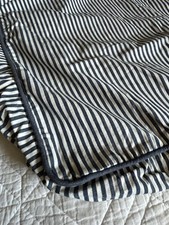 IKEA EKTORP Bottom Cushion Covers 2-seat Sofa SIMRIS Blue White Striped