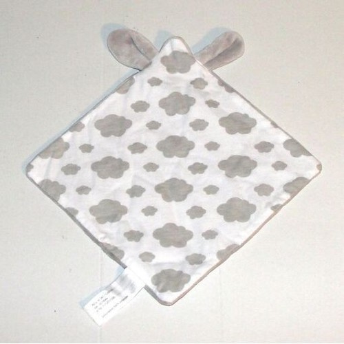 Doudou plat lapin - plat, gris