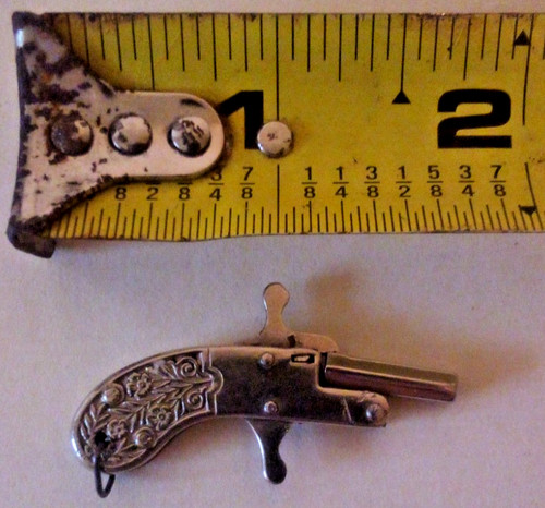 Vtg pin fire miniature - pin, gun