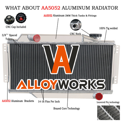 Rangées aluminium radiateur - rangées,