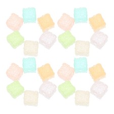  Breloques en sucre Cube lumineux, 30 pièces, embellissements en sucre, couleur