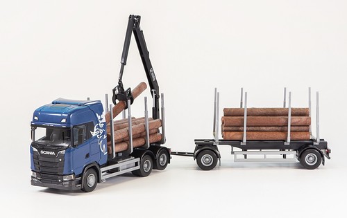 Emek scania s730 6x4 - 6x4, bleu