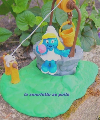 Lot puits schtroumpf - puits,