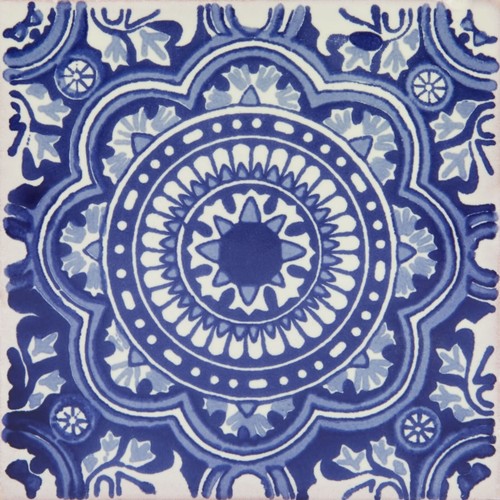 Carrelage mural mexicain - , bleu