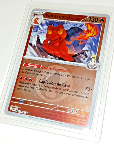 Carte pokémon volcaropod - carte, de