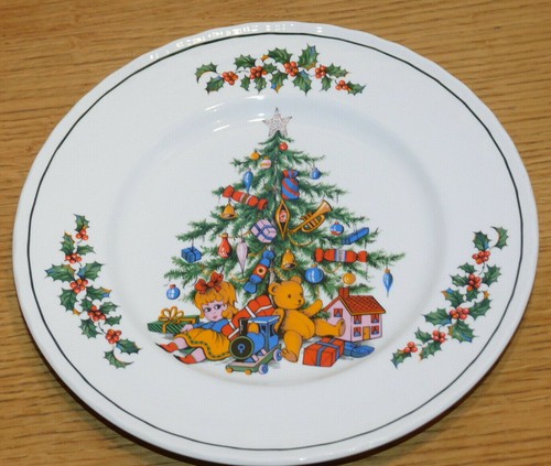 Vintage assiette noel - vintage,