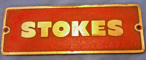 Vintage stokes badge emblem - stokes,