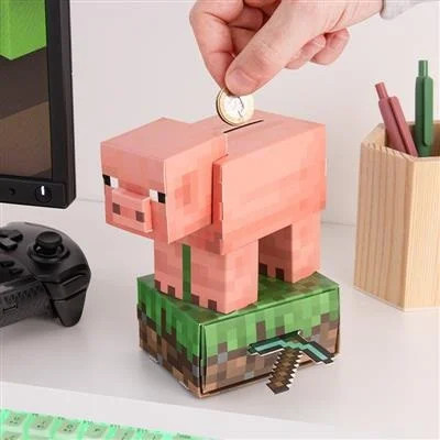 Minecraft petite tirelire - minecraft,