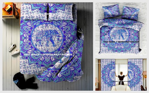 Tenture mandala éléphant - tenture,