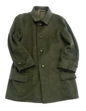 Tyroler Loden Olive Wool Blend coat men's Tyroler