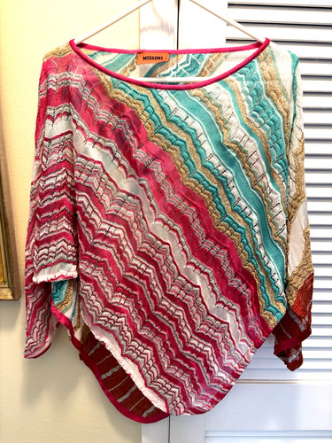 Missoni italy lurex mesh knit - italy,