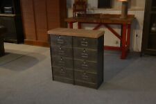 Meuble à clapets Ronéo 2 colonnes 8 clapets travail français vers 1950