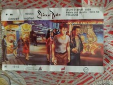 1989 Place Concert Ticket Collection Etienne Daho Concert Martian