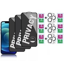 Vitre Verre ESD Protection ANTI-ESPION+CAMÉRA iPhone 17 16 15 14 13 12 SE 11 X