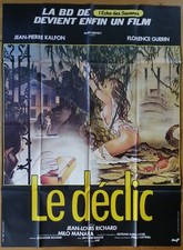 LE DECLIC milo manara sexy original LARGE french movie poster '85 crocodile 