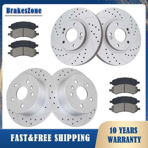 Front and rear brake rotors - ​front,
