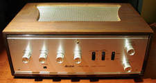 1970 ALLIED MODEL 935 VINTAGE 7-TUBE STEREO AMP & OWNER'S MANUAL BEAUTIFUL