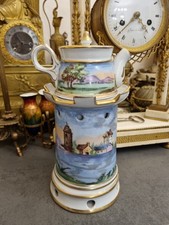 RARE TISANIERE PORCELAINE DE PARIS 19ÈME EMPIRE.  Théière, Cafetière. Porzellan