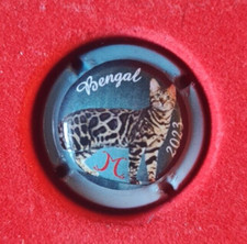 capsule de champagne DU MONT HAUBAN n°109 chat bengal 2023