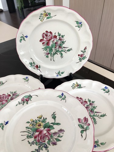 Assiettes plates luneville - 4,