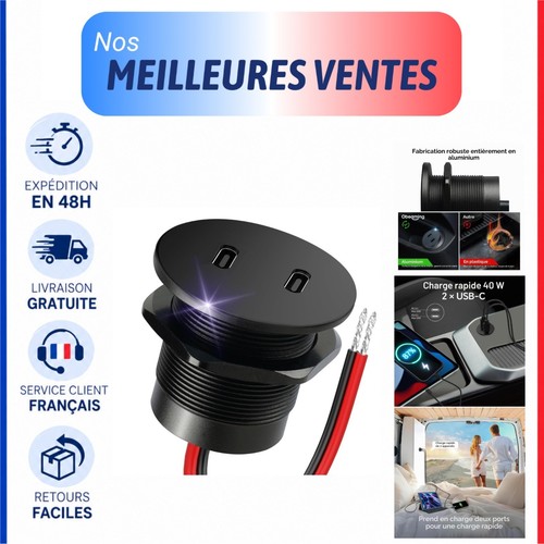 Prise usb 12v - prise,
